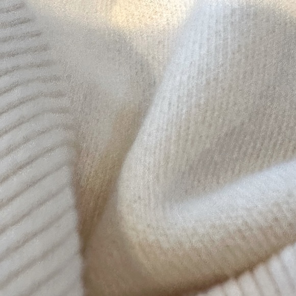 Aerie Oversized Lace Up Crew Sweatshirt in color Cream, size Large - Picture 5 of 15